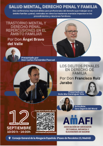 Producto asistentes: Los delitos penales en Derecho de Familia, impartida por el magistrado Francisco Ruiz Jarabo.